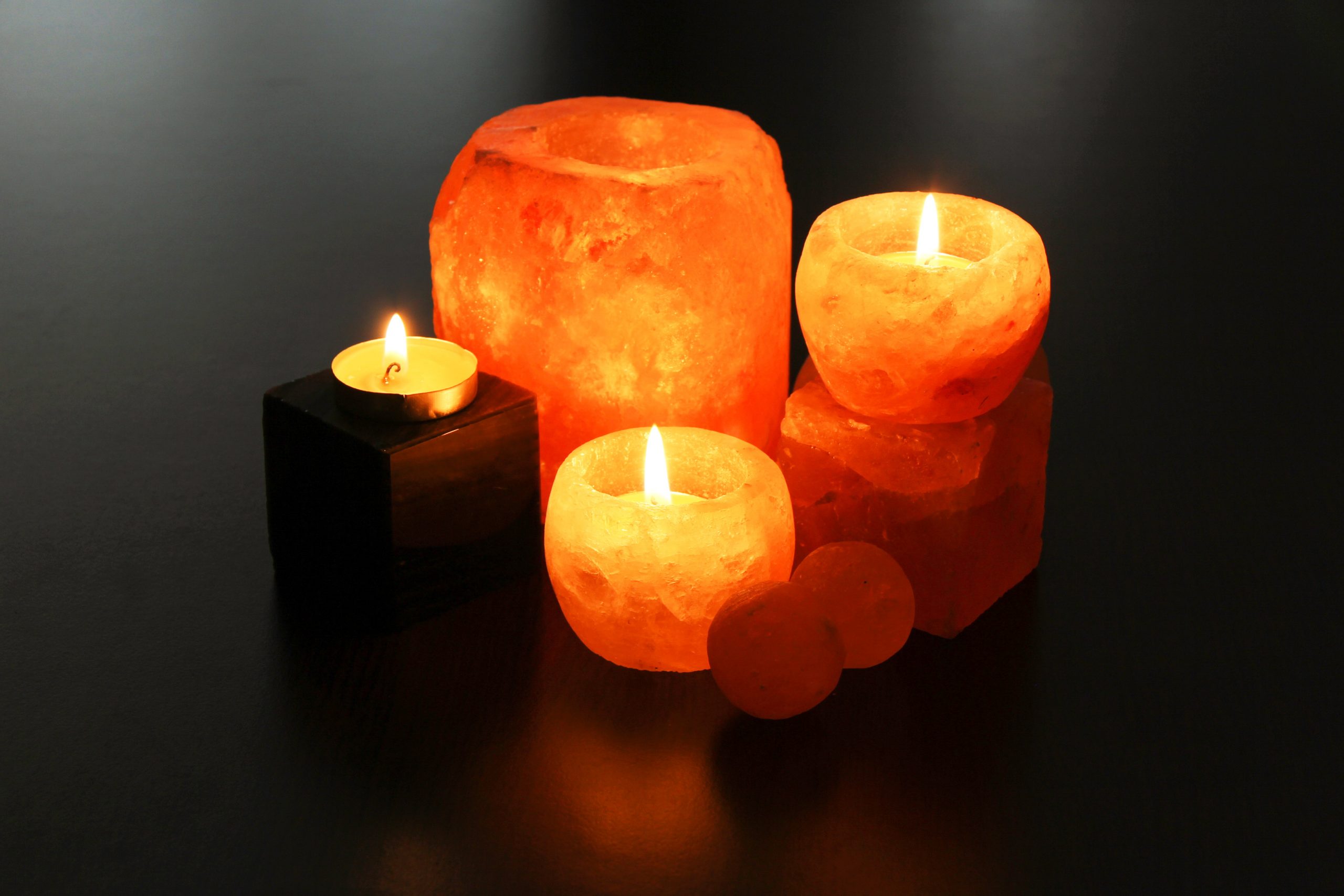 Himalayan Salt Candle Holders | Zalgro